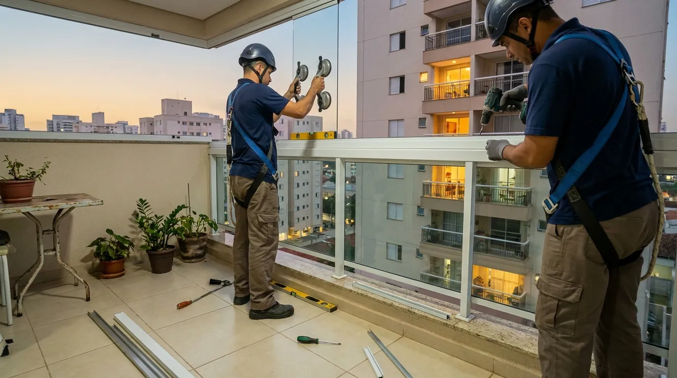 Envidraçamento de Sacada