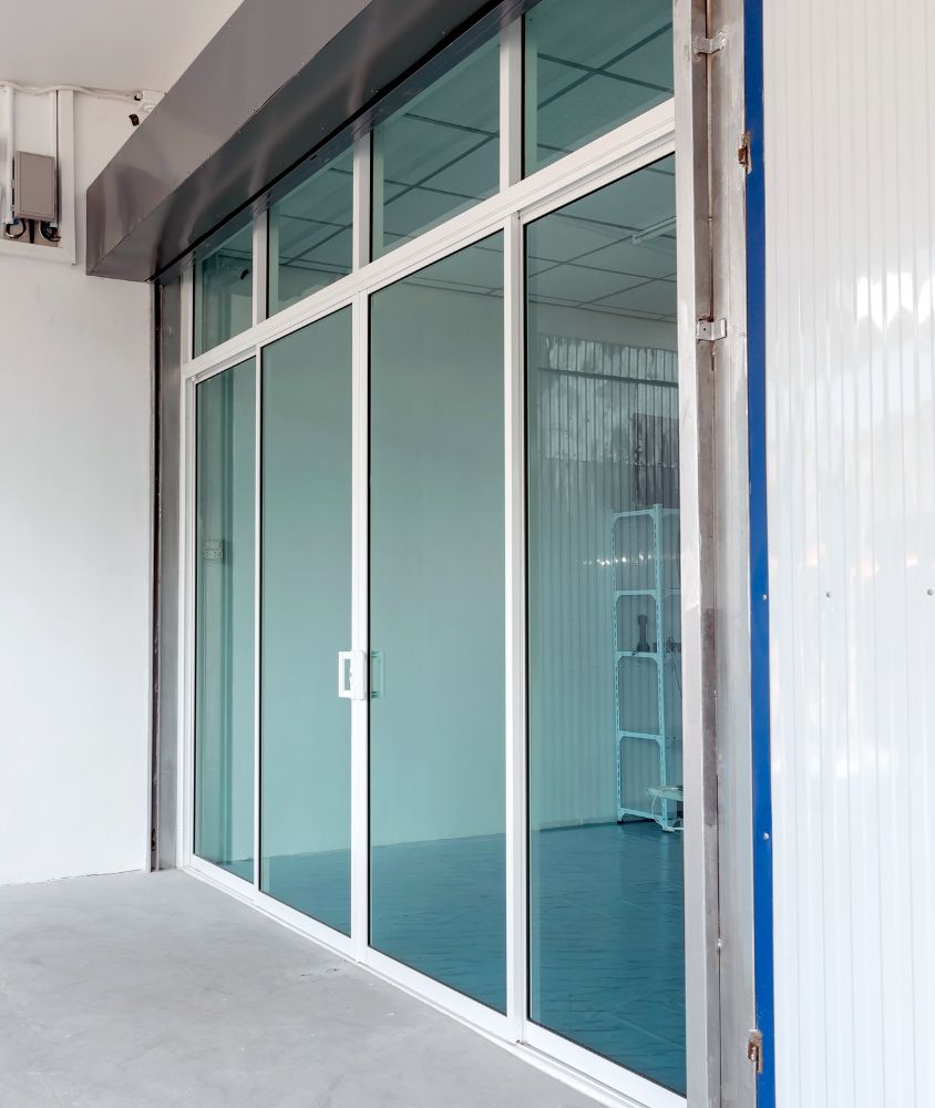 porta de vidro em Santa Maria